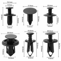 プッシュリベット セット 6mm 7mm 8mm 9mm 10mm リムーバー クリップ外し トリムクリップ バンパークリップ リベットピン カウルクリップ_画像7