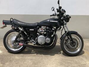 Z1A4型KZ90075年11月（76年モデル）車検取りたて!カスタム多数18インチ化黒豆旧車Mk2Z1RZ２Z750FXローソンザッパーLTDマッハヨシムラ