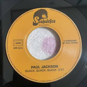 【7inch】即決 中古【PAUL JACKSON / QUACK, QUACK, QUACK / THE MAJESTICS / FUNKY CHICK】7インチ EP■SPR02 deep funk soul keb darge