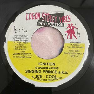 【7inch】◆即決◆中古■【SINGING PRINCE a.k.a. ICE COOL / IGNITION】7インチ EP■R.KELLY cover reaage Dancehall