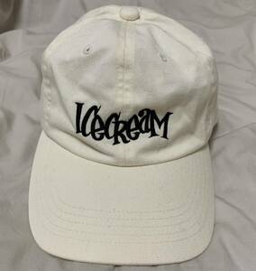 ICECREAM BY BILLIONAIRE BOYS CLUB! cap! Logo * embroidery! rom and rear (before and after)! hat! 6 panel! Billionaire Boys Club! ice cream! ONE SIZE!