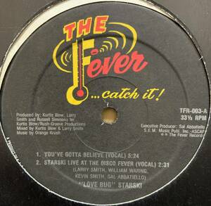 12! &#34;Love Bug&#34; Starski / You've Gotta Believe! 1983! エレクトロ・オールドスクール・クラシック! Fever Records!