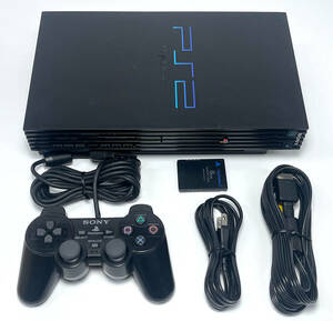 メンテナンス清掃 新品レンズ PS2 SCPH-30000 厚型 セット コントローラー メモリーカード 本体 PlayStation2 整備 オーバーホール