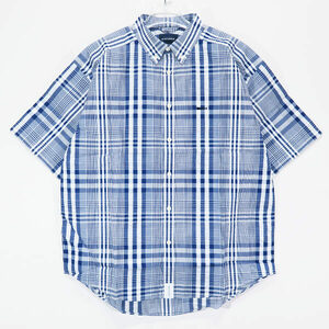 DESCENDANT ディセンダント 22SS CLEEK PLAID SS SHIRT STANDARD クリーク プレイド ショートスリーブ シャツ スタンダード ブルー Mayz