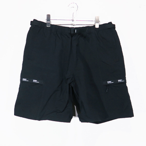 WTAPS ダブルタップス TRACKS SHORTS/SHORTS.NYLON.TUSSAH トラック ショーツ ナイロン タッサー ブラック ショート ハーフ パンツ Mayz