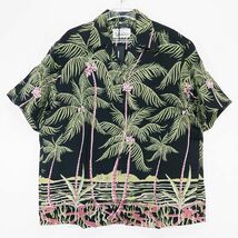 MINEDENIM マインデニム x WACKO MARIA ワコマリア PALM TREE HAWAIIAN SHIRT ショートスリーブ ハワイアン シャツ パームツリー Mayz_画像1