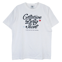 Creative Drug Store クリエイティヴドラッグストア CDS x VERDY ヴェルディ TEE Tシャツ ショートスリーブ ホワイト Mayz_画像1