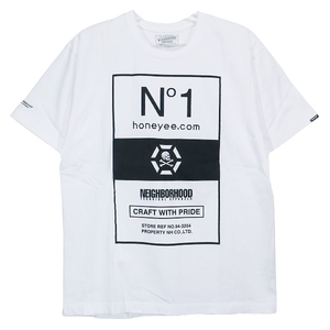 NEIGHBORHOOD ネイバーフッド 16SS H-NO.1/C-TEE.SS 161PCNH-STM01S ナンバーワン Tシャツ ホワイト ショートスリーブ カットソー mayk
