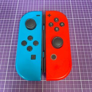 《Joy-Con》ジョイコン ネオンブルー・ネオンレッド L・R 左右セット《スティック新品》