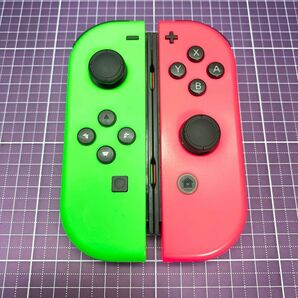 《Joy-Con》ジョイコン ネオングリーン・ネオンピンク L・R 左右セット《スティック新品》