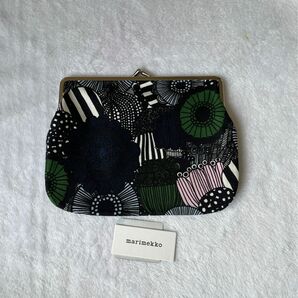 マリメッコ marimekko がま口ポーチ　正規品