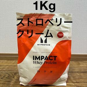 マイプロテイン ホエイプロテイン　1Kg ストロベリークリーム