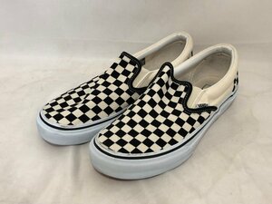 VANS Vans sneakers V98CLA black × white check pattern size 26.5cm secondhand goods men's 