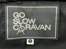 GO SLOW CARAVAN ゴースローキャラバン ウールフードダウンジャケット 330272 サイズ：1 カラー：ブラック_画像5