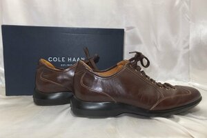 COLE HAAN コールハーン 革靴 レザーシューズ サイズ9.5 ブラウン 箱付き