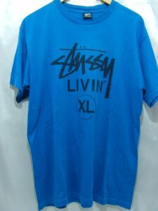 STUSSY ステューシー LIVIN Tシャツ サイズL トップス メンズ