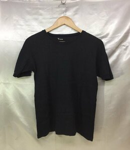 80s 90s Y's for men ワイズフォーメン 日本製 リネン混 無地 Tシャツ サイズ：不明 カラー：ブラック