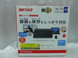 BUFFALO HD-NRLD4.0U3-BA ハードディスク 4TB 未使用 開封品 通電確認済