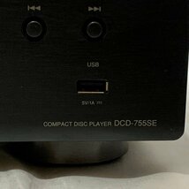 【ジャンク現状品】DENON デノン DCD-755SE CDプレーヤー 難あり 説明記載 簡単な通電確認済み_画像3