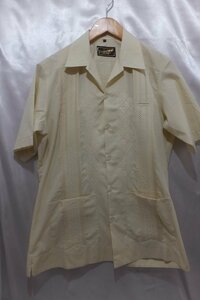 ESTRELLA STANDARD GUAYABERA キューバシャツ 刺繍半袖シャツ サイズ36 トップス メンズ