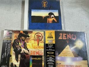 ZENOジーノ オリジナルアルバムCD3枚セット 「LISTEN TO THE LIGHT」「ZENOLOGY」「ZENO」