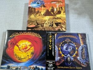 GAMMA RAY gun Murray BEST& original album CD3 pieces set BLAST FROM THE PAST/SOMEWHERE OUT IN SPACE/LAND OF THE FREE
