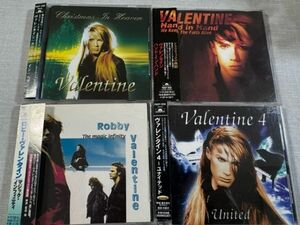 ROBBY VALENTINEロビーヴァレンタイン/VALENTINEヴァレンタイン オリジナルアルバム&シングルCD4枚セット!!