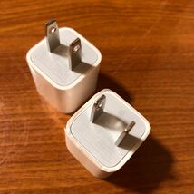 〈送料無料〉iPhone 付属品 純正 アダプタ アダプター ACアダプター 充電器 Apple Lightning ケーブル USB ライトニング 充電_画像3