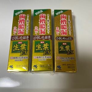 生葉EX　試供品3つ　薬用ハミガキ