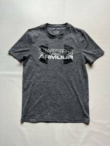 UNDER ARMOUR メンズ S ロゴ スポーツ 半袖 Tシャツ / アンダーアーマー トレーニング グレー