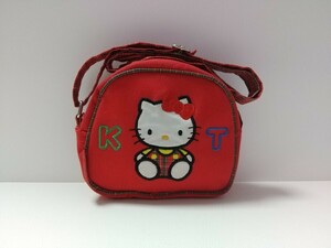 ハローキティ ポシェット 刺繍 1994年 ショルダー バッグ HELLO KITTY サンリオ