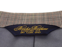 美品★BROOKS BROTHERS*ブルックスブラザーズ★グレー系★チェック*春/夏/秋*薄手*2B*シングルスーツ★A7(L相当)/メンズ_画像4