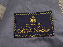 美品★BROOKS BROTHERS*ブルックスブラザーズ★グレー系★チェック*春/夏/秋*薄手*2B*シングルスーツ★A7(L相当)/メンズ_画像5