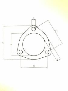 ♪三角フランジ、マフラーフランジ１枚から製作いたします。♪