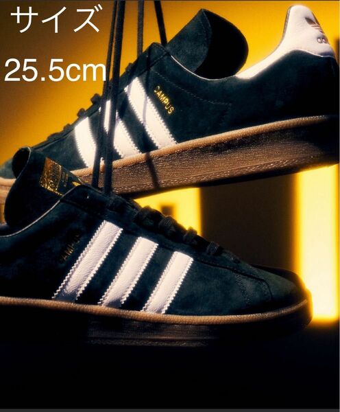  【adidas original for FREAK’S STORE】別注 CAMPUS 80S/ローテクスニーカー　ブラック　