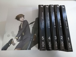PSYCHO-PASS サイコパス 2 初回限定版　DVD　全5巻セット＋アニメイト全巻購入特典BOX