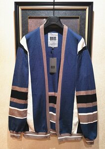  now .* top class 8 ten thousand * Portugal made * Italy * milano departure *BOLINI/bolini* premium line * high quality wool knitted sweater / cardigan 48/L