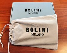 最高峰逸品*イタリア製※定価18万◆イタリア・ミラノ発*BOLINI/ボリニ・最上級牛革・クロコダイル*ラウンドファスナー 長財布・黒_画像9