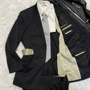 付属品完備◎ロロピアーナ×ポールスミス Paul Smith Loro Piana スーツ　セットアップ　L2通年◎XLサイズ！