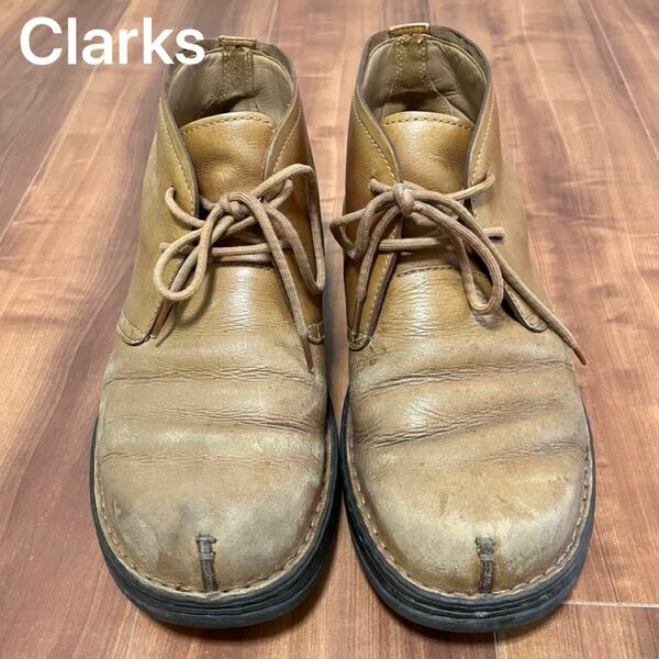  Clarks クラークス レザーシューズ サイズ9.5 USED