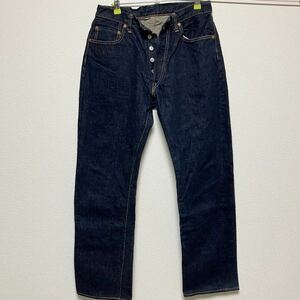 Denime LOT708 ジーンズ デニム パンツ ジーパン ドゥニーム W31 濃紺 Shins レザーパッチ