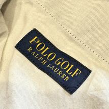 【POLO RALPH LAUREN GOLF】 ポロラルフローレン ゴルフ チノパン コットン パンツ スラックス ブラック/黒 ツータック 古着 USED_画像7