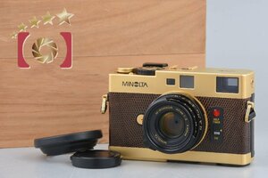 【中古】MINOLTA ミノルタ CLE GOLD LIMITED + M-ROKKOR 40mm f/2 元箱付き