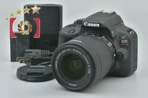 【中古】Canon キヤノン EOS Kiss X7 EF-S 18-55mm IS STM レンズキット ブラック