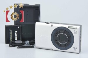【中古】Canon キヤノン PowerShot A3400 IS シルバー コンパクトデジタルカメラ