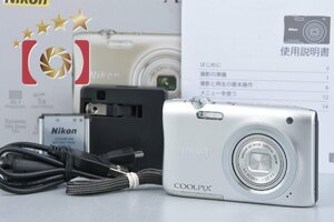 【中古】Nikon ニコン COOLPIX A100 シルバー コンパクトデジタルカメラ 元箱付き