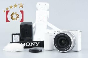 【中古】SONY ソニー α ZV-E10L パワーズームレンズキット ホワイト シャッター回数僅少