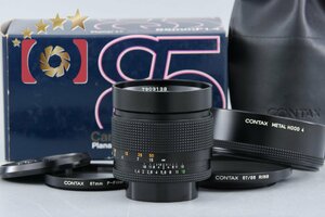 【中古】CONTAX コンタックス Carl Zeiss Planar 85mm f/1.4 T* MMJ 元箱付き