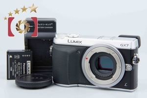 【中古】Panasonic パナソニック LUMIX DMC-GX7 シルバー ミラーレス一眼カメラ