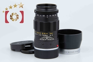 【中古】Leica ライカ ELMARIT 90mm f/2.8 ライカMマウント 2024.03月 オーバーホール済み